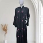 BOW Embroidered Abaya